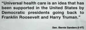 Bernie Sanders on Universal Health Care